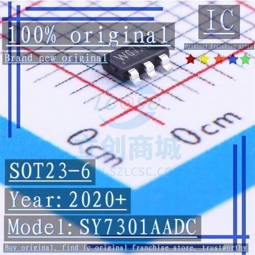 2020+100% Brand new original 10PCS-50PCS SY7301AADC SOT23-6 Screen printing WG DC-DC boost LED driver brand new