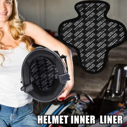 2021 Motorcycle Head Helmet Liner Quick-drying Heat Insulation Helmet Liners Breathable Sweat Wicking Helmet Lining Accessories