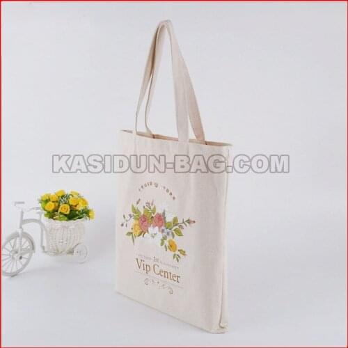 500pcs/lot) personlize custom canvas cotton shopping bag with logo