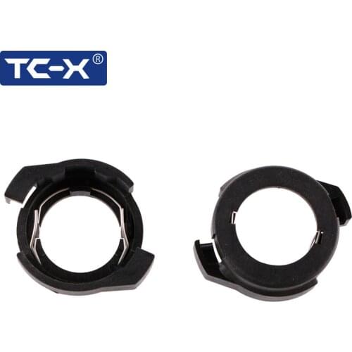 TC-X For Ford Kuga 2 Pieces H7 LED Headlight Bulbs Holder Adapter Base