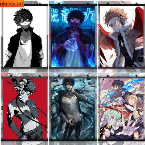 Boku No Hero Academia Dabi Toga Himiko Anime Diamond Mosaic Diamond Painting Diamond Mosaic DIY Diamond Embroidery Home Decor