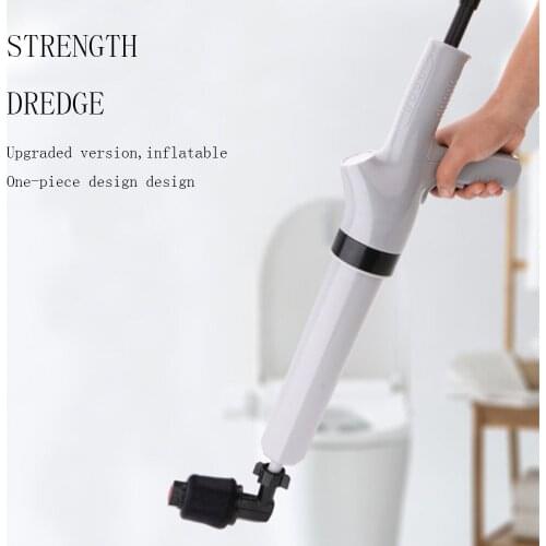 High Pressure Air Drain Blaster Gun Drain Clog Dredge Tools Powerful Toilet Plunger Auger Cleaner For Bathroom Kitchen Sink