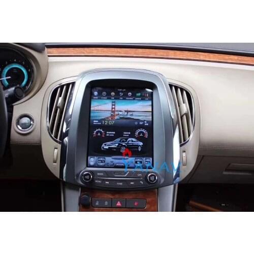 Car video player vertical screen multimedia player car GPS navigation FOR-Buick lacrosse 2009-2013 Tesla style car dvd player