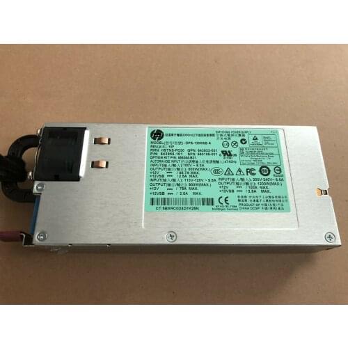 DPS-1200SB A For HP 1200W HSTNS-PD30 643933-001 643956-101 660185-001 656364-B21 6Pin to 8Pin (6+2) for Mining Power Supply
