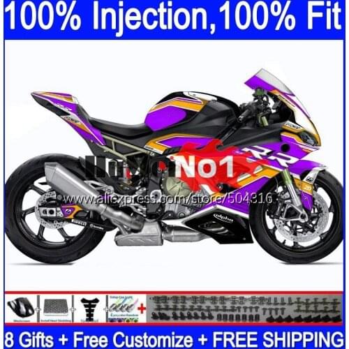 Injection Kit For BMW S1000 RR S 1000 RR CC 2019 2020 2021 purple gloss 129MC.41 S 1000RR S1000-RR S1000RR 19 20 21 OEM Fairings