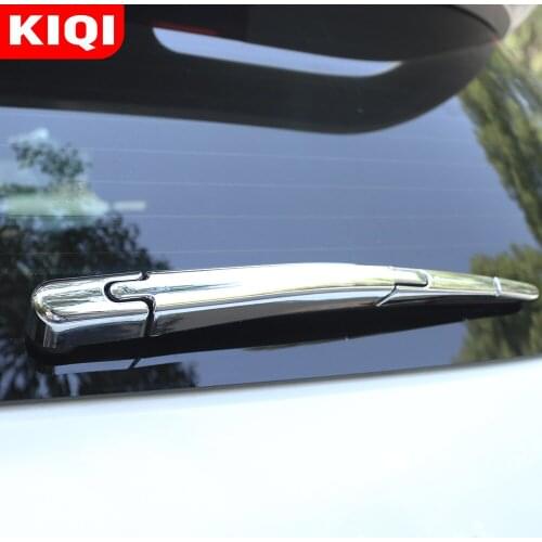 KIQI ABS Chrome Rear Window Rain Wiper Cover Trim for Ford Everest Endeavour 4Dr SUV 2015 2016 2017 2018 2019 2020 Car Styling