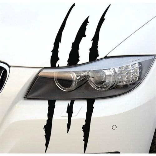 Hot Lifelike Car Styling Monster Sticker Scratch Stripe Claw Marks Car Stickers Auto Car Sticker Car Decals KK20*6cm