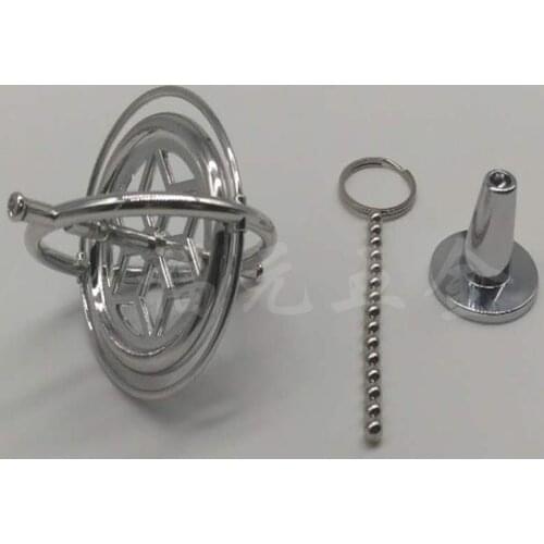 Metal Machinery Gyroscope Anti-gravity Tumbler Gyro Copper Spinner Fingertip Finger Gyro Spiral Desktop Anti Stress Toy