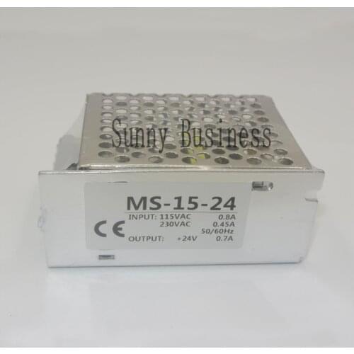 MS-15-24 MS-15-5 MS-15-12 ac-dc 220v to 24v 12V 5V switch power supply compact mini size LED driver
