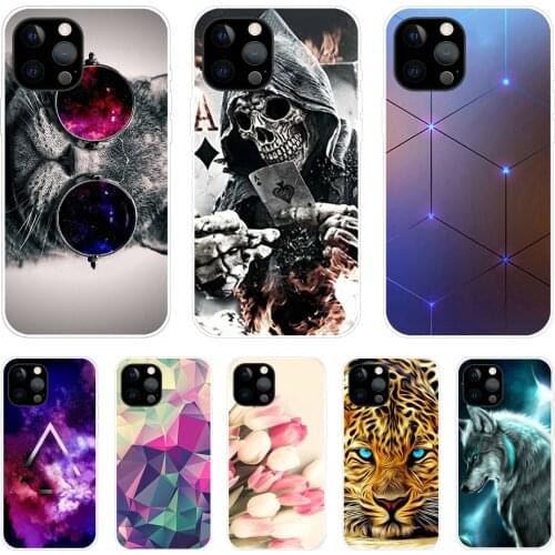 FHNBLJ Magic Moon Tarot Pattern Soft Phone case Cover for iphone 11 12 mini Pro Max X XS MAX 6 6s 7 8 plus 5 5S 5SE XR SE2020