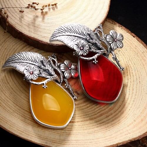 2018 Real New Carnelian Moon S990 Fine Meikaiwufu Pomegranate Pulp Restoring Ancient Ways Female Long Sweater Chain Pendant