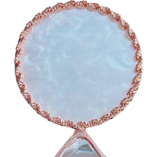 Nail Tips Display Stand Multifunctional Faux Big Diamond Metal Portable Nail Display Rack for Manicure