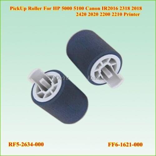 2pcs RF5-2634-000 FF6-1621-0000 Pickup Roller for HP 5000 5100 Canon IR2016 2318 2018 2420 2020 2200 2210