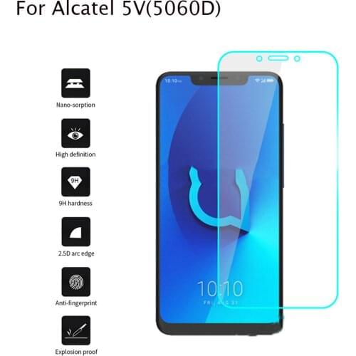 2pcs Alcatel 5V 5060D 6.2 inch Tempered Glass 9H High Quality Protective Film Explosion-proof Protector For Alcatel 5 V 5060D