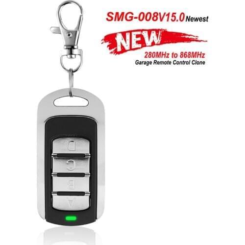 280-868Mhz Garage Door Remote Control Gate Command Clone For Garage Door Alarm Automatic Door Rolling Door Etc Accessories