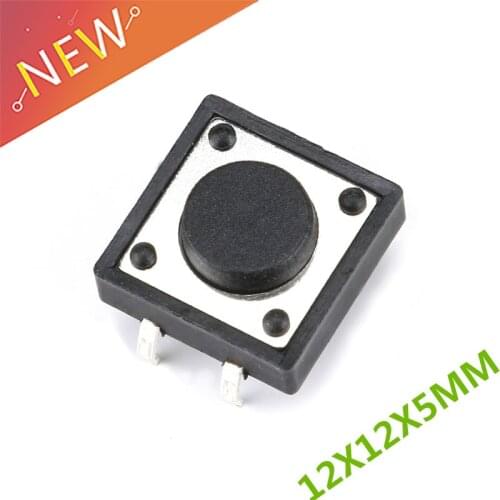 40Pcs/Lot 12x12x5MM 4PIN Micro Momentary Push Button Tactile Switch