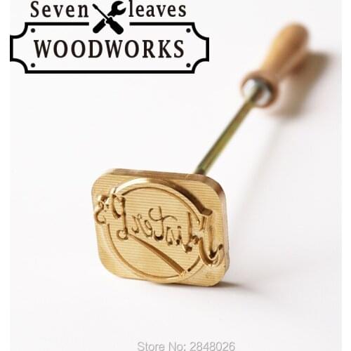 Custom Wood Works Logo/Wood branding iron/Steak BBQ branding iron/Leather branding,Woodworking Design,Wedding gift