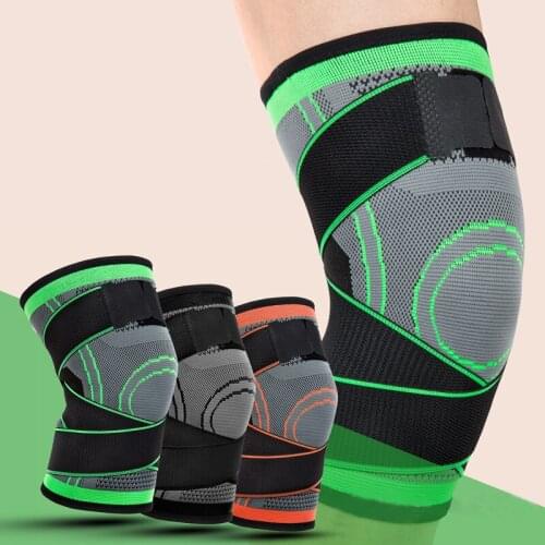 Elastic Bandage Knee Support Sports Nonslip Basketball Knee Pads Compression Nylon Running Knee Protection Sports Safety