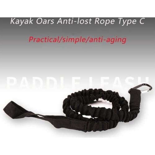 Elastic Paddle Leash Surfboard Leash Safety Rope Fishing Boats Kayak Canoe Oars Swim Cords With Paddles Rowing Boat Accessories