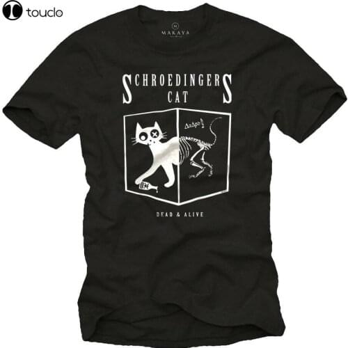 Big Bang Nerd Mens T-Shirt With Schroedingers Cat Theory Men Geek Shirt