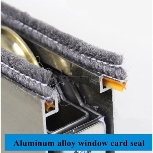 10M 3x 9mm filler sliding door nylon pile brush seal window gap sealing strip Dust Excluder for Cabinets Wardrobes hardware
