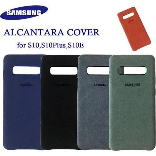 Original Samsung Galaxy S10 Luxury for Alcantara Case Cover for S10 Plus S10 + S10E SM-G9750 Leather Phone Casing
