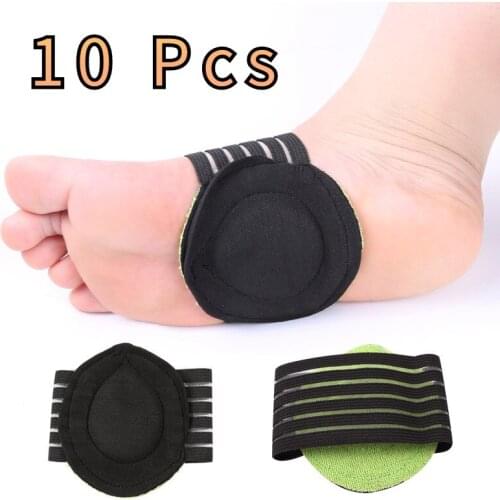 10 pcs/lot Correct Flat Foot Arch Support Orthopedic Insoles Women Men Half Shoe Insoles Feet Care Breathable Shoes Pad Dropship