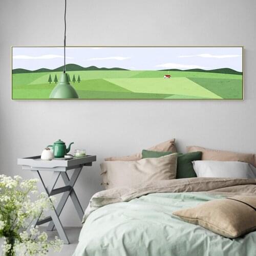 Nordic Style Seasons Landscape canvas painting posters and print bedside wall art pictures for living room bedroom home decor