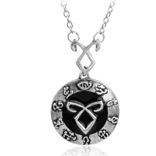 The Mortal Instruments City Of Bones Angelic Power Necklace Vintage Enamel Jewelry For Women&Men