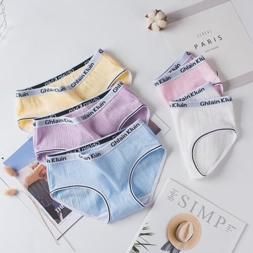 Womens Underwear Womens Cotton Panties Sports Soft Briefs Seamless Comfort Underpants Female Lingerie Girls Large Underwear