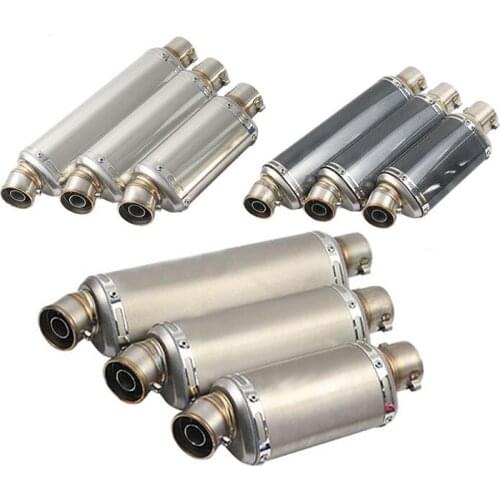 Carbon Fiber Color 51mm Universal Motorcycle Exhaust Pipe with DB killer for CBF600 RC390 MT07 CB650R Z900 R6