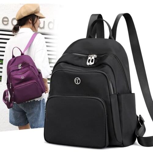Womens Backpacks Large Capacity Waterproof Nylon Backpacks for Women 2021 Travel Casual Womens Shoulder Bags Sac A Dos