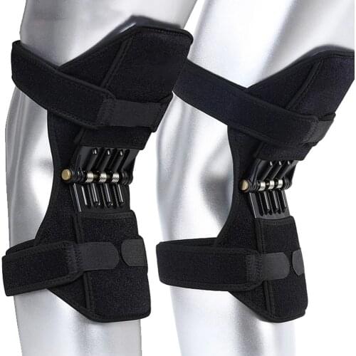 Knee Protection Booster Power Support Knee Pads Box Brace Powerful Rebound Spring Force Sports Reduces Soreness 1pc and 1pair