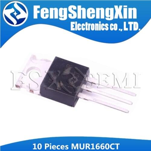 10pcs MUR1660G TO220 MUR1660CT U1660G TO-220 MUR1660 1660CT