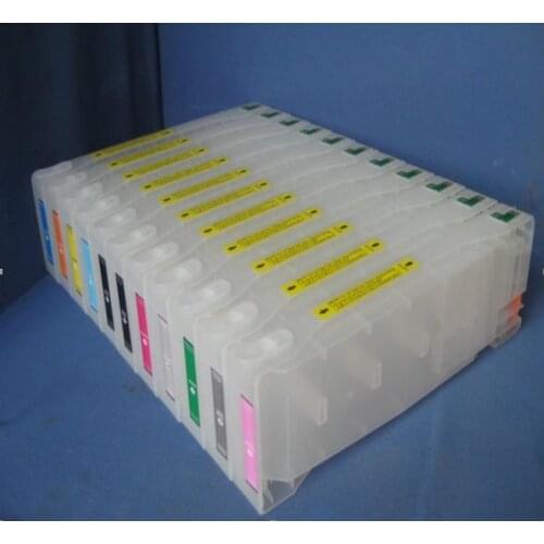 11Colors/Set T6531 -T6539 T653A T653B Empty Refillable Ink Cartridge with ARC chip For Epson Stylus Pro 4900 Printer 300ML/PC