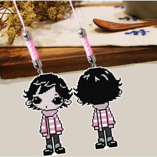 179 Stich Kits Phone Key Bag Hanging Accessories Craft Needlework Embroidery Counted Cross-Stitching Kit Homefun Cross Stitch