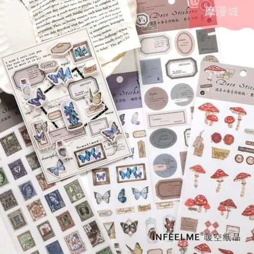 20set/lot Kawaii Stationery Stickers Gentle little things series boxed stickers Planner Decorative Mobile Stickers Scrapbooking