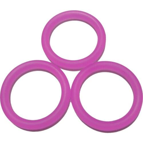 30pcs Hot Pink Silicone Pacifier MAM Adapter