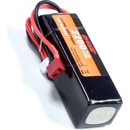 Dynam part DY-6015 4S1P 14.8V 2200mAh 25C LiPO battery for RC Model Airplane Tiger Moth