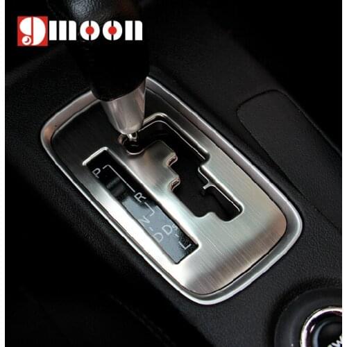 Car-Styling stainless steel Car Interior Gear Panel Decorative Frame Trim For Mitsubishi Outlander 2012 2013 2014 2015 2016
