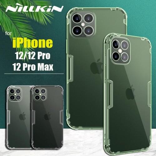 For Apple iPhone 12 Pro Max / 12 Pro / 12 Case Nillkin Clear TPU Phone Case Silicone Cover Nilkin Cases for iPhone12 Pro Max