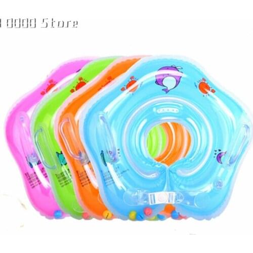 Swimming Baby Accessories Neck Ring Tube Safety Infant Float Circle for Bathing Inflatable Inflatable Water
