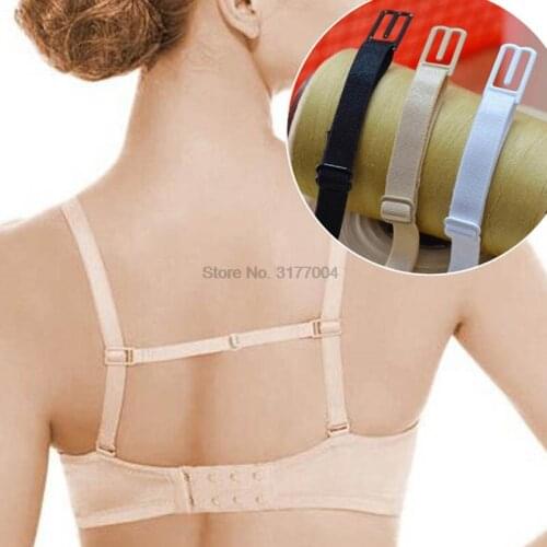 DHL 1000pcs Double-Shoulder Straps Slip-Resistant Belts Buckle Shoulder Straps Bra Non-Slip Back Bra Straps Holder Adjustable