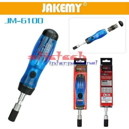 By dhl 50set practical 13 in 1 Multi-functional Screwdrivers Set Ratchet Screwdriver Kit Screw Driver Repair Tool JM-6100