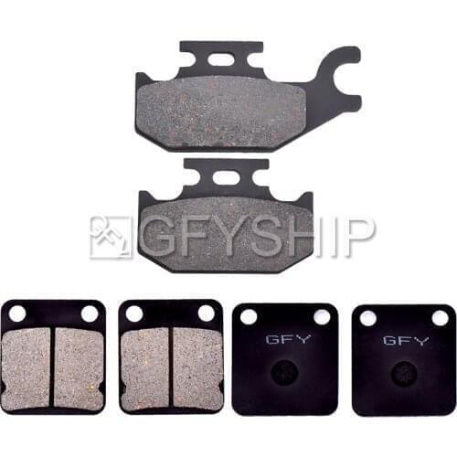 For YAMAHA YFM 400 FA Kodiak 2000 2001 2002 YFM400 FAH Kodiak 4x4 Hunter 2000-2002 Motorcycle Front Rear Brake Pads Brake Disks