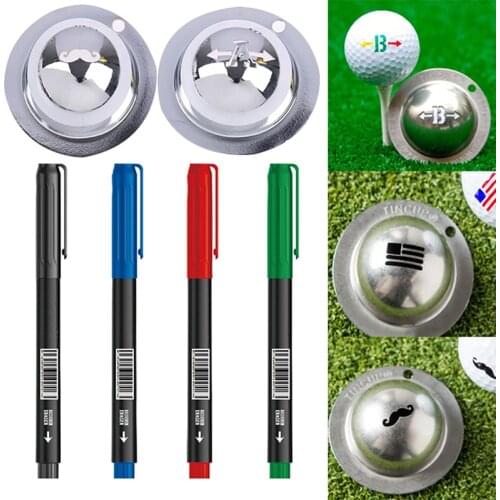 Golf Line Marking 1 Piece Putter Positioning Multi-function Auxiliary Tool Markers Sports Cornhole