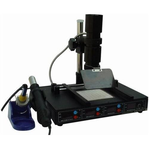 Infrared BGA Rework Station T862D+ Preheating Stations Heat Gun Soldering Iron Motherboard Repair And Rework Station