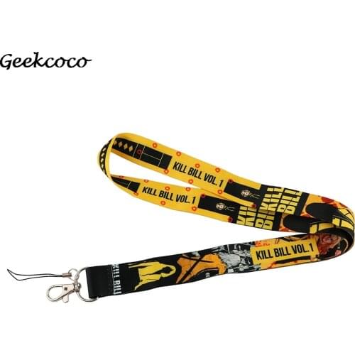 J2406 Horror Movie Lanyard For Keys Phone Strap Neck Strap Keychain Lanyards ID Badge Holder