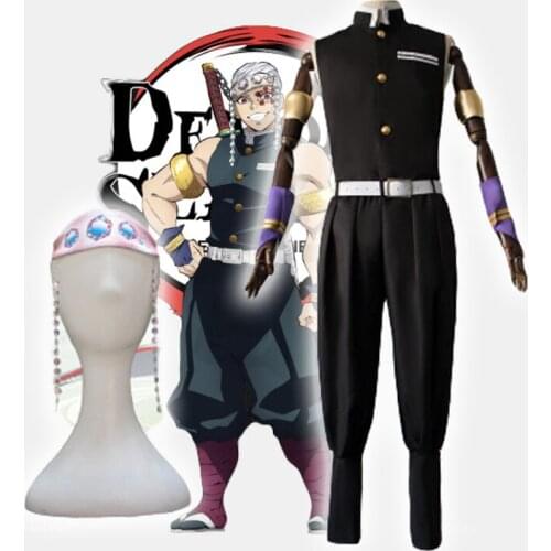Kimetsu no Yaiba Demon Slayer Cosplay Costume Uzui Tengen Nezuko Agatsuma Zenitsu Tomioka Giyuu Muzan Cosplay anime