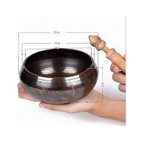 China tibet OUTSTANDING OLD F CHAKRA TIBETAN SINGING BOWL 12cm